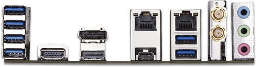 Rear motherboard ports