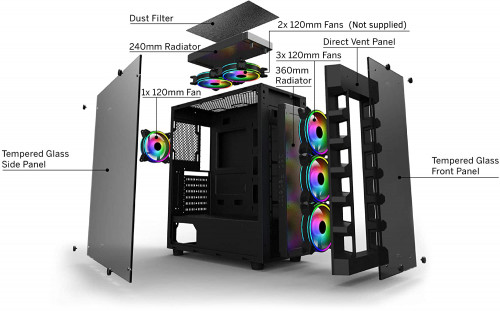 Exploded view of the Black diamond