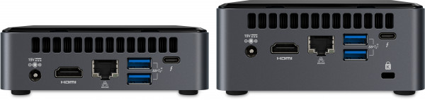 Rear ports: HDMI 2.0a, LAN, 2x USB3.1 and 1x Thunderbolt USB Type-C